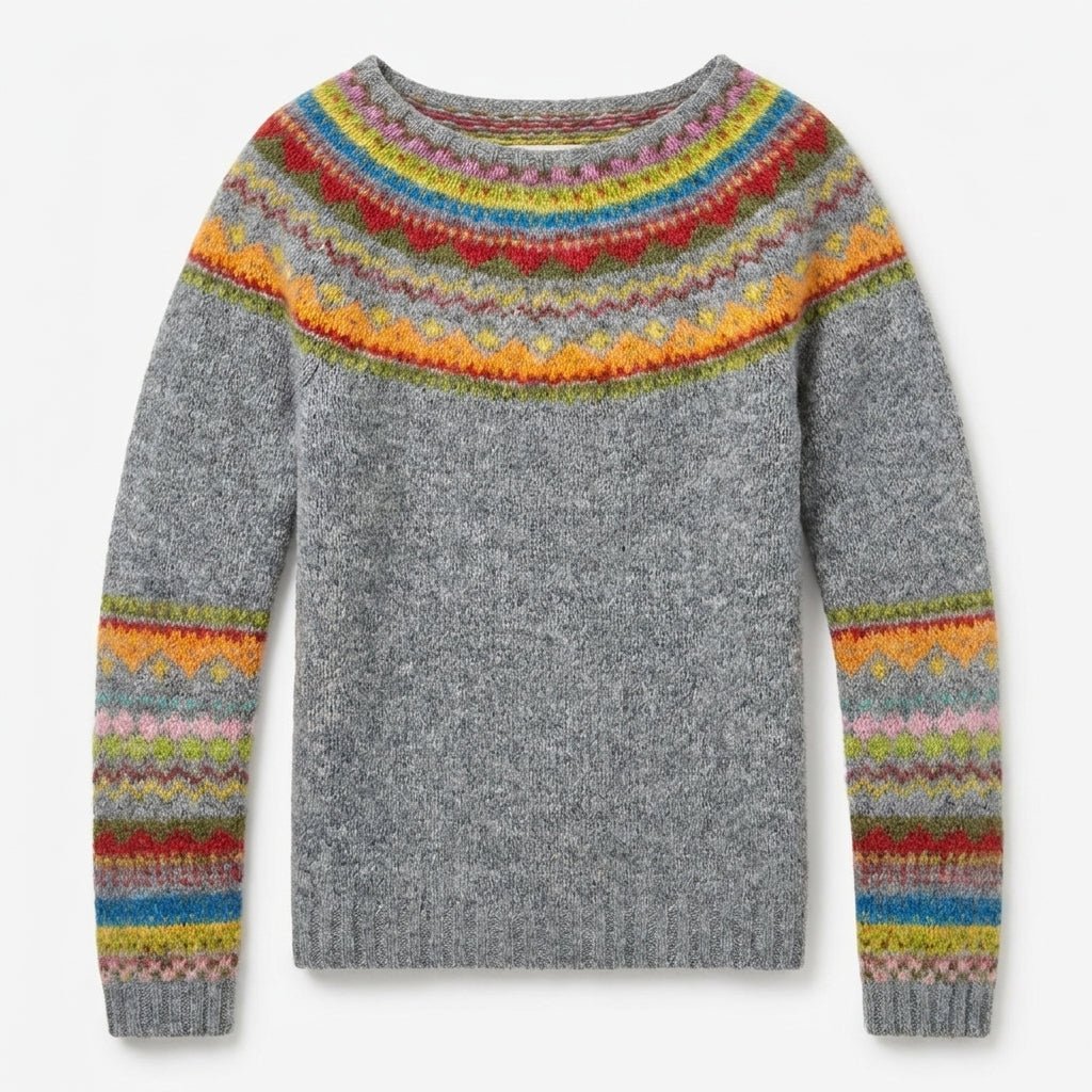 Women's Nordic-Inspired Sweater – Cozy Relaxed Fit - We are MFEO