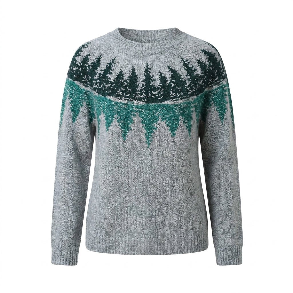 Women's Nordic-Inspired Sweater – Cozy Relaxed Fit - We are MFEO