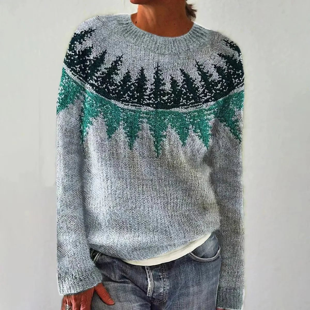 Women's Nordic-Inspired Sweater – Cozy Relaxed Fit - We are MFEO