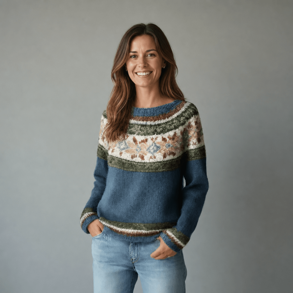 Women's Nordic-Inspired Sweater – Cozy Relaxed Fit - We are MFEO