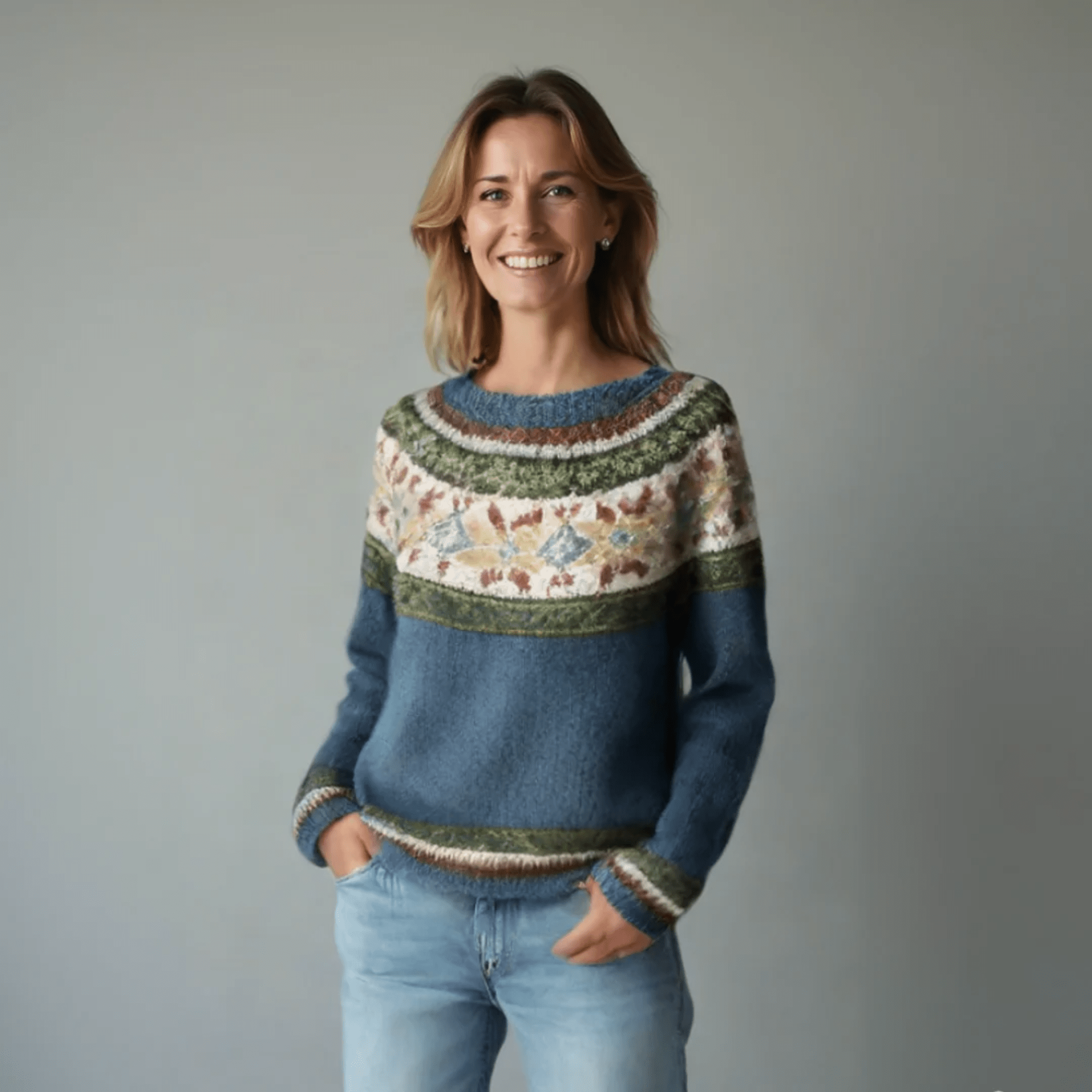Women's Nordic-Inspired Sweater – Cozy Relaxed Fit - We are MFEO