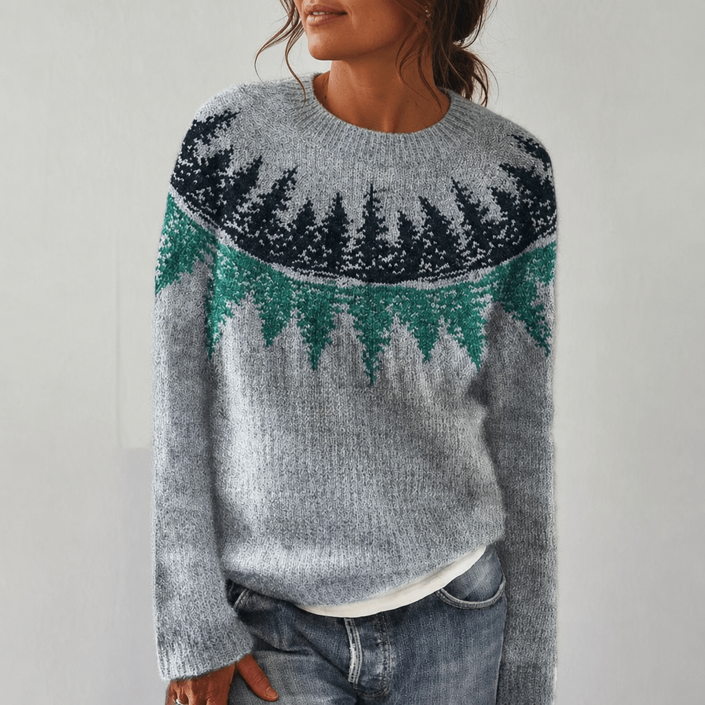 Women's Nordic-Inspired Sweater – Cozy Relaxed Fit - We are MFEO