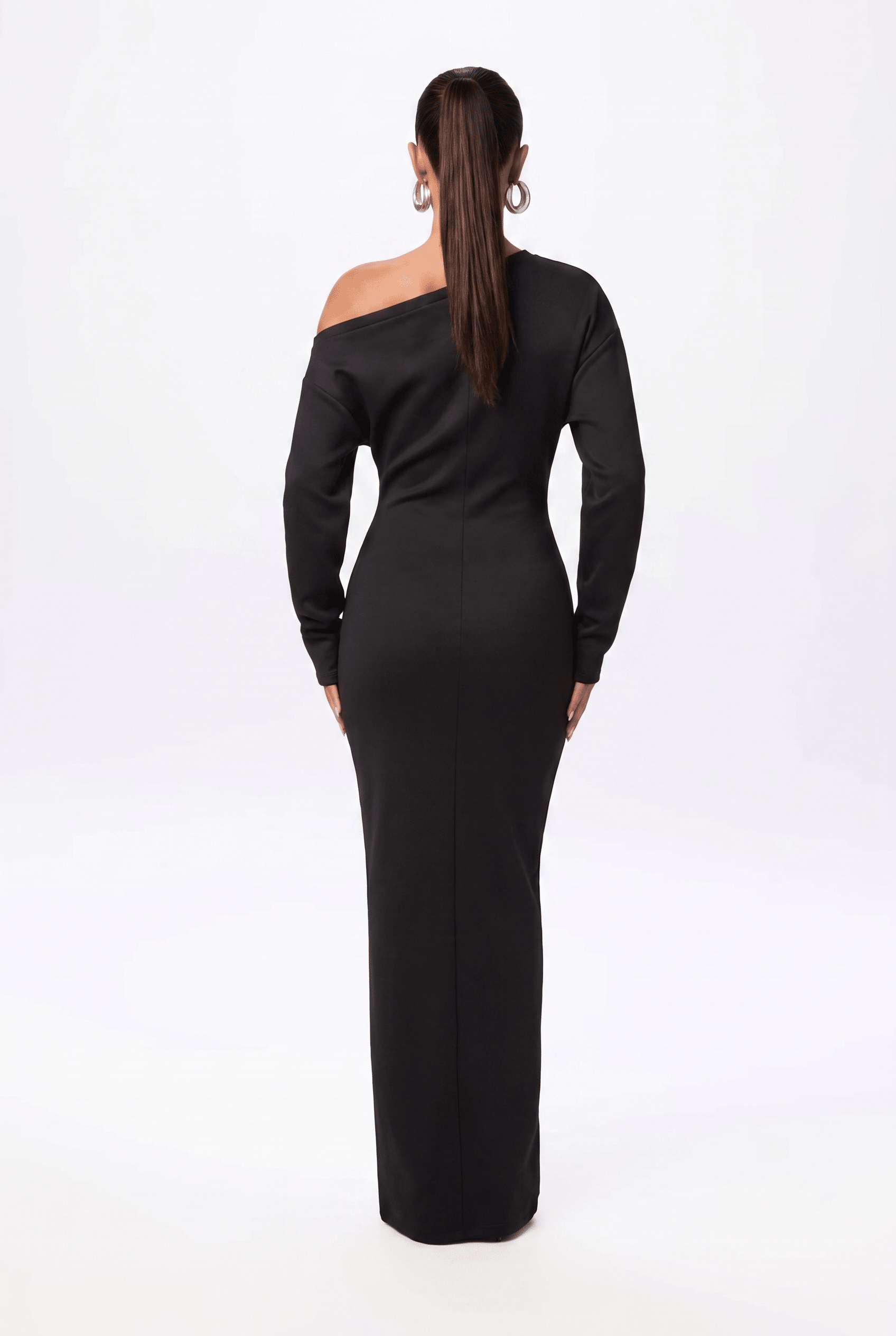 Women's Off Shoulder Maxi Dress – Long Sleeves - We are MFEO