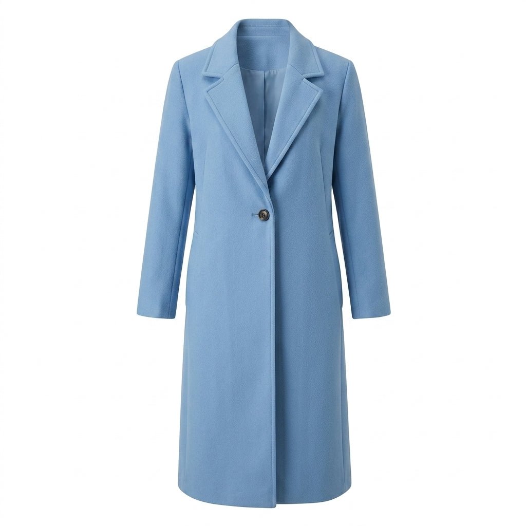 Women's Oversized Long Trench Coat – Winter Layering Piece with Wide Lapel - We are MFEO