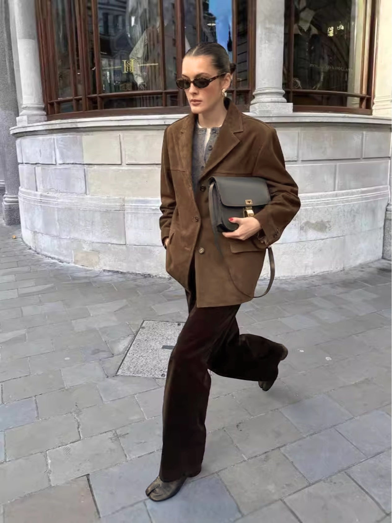 Women's Oversized Suede Jacket - We are MFEO