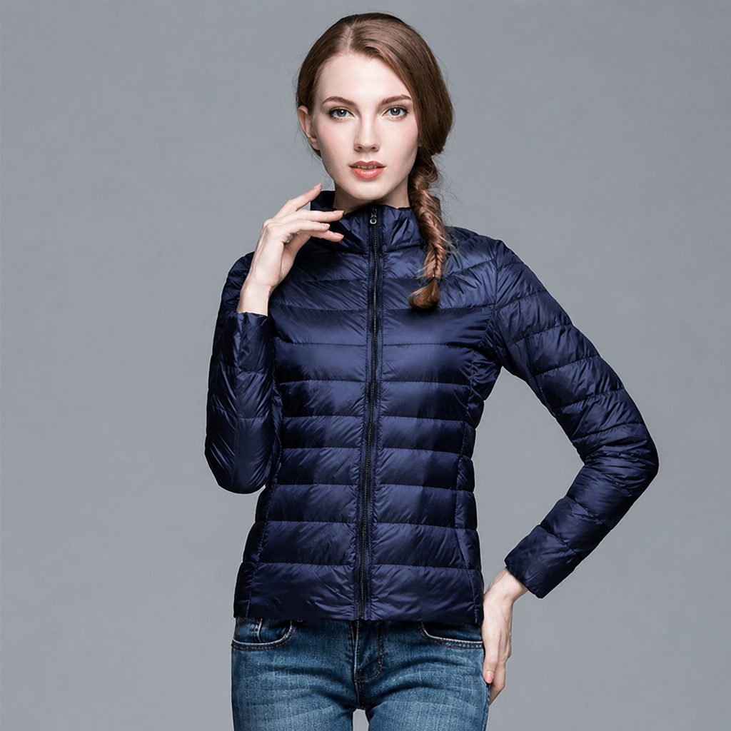 Women's Puffer Jacket – Fitted Quilted Mid-Layer - We are MFEO
