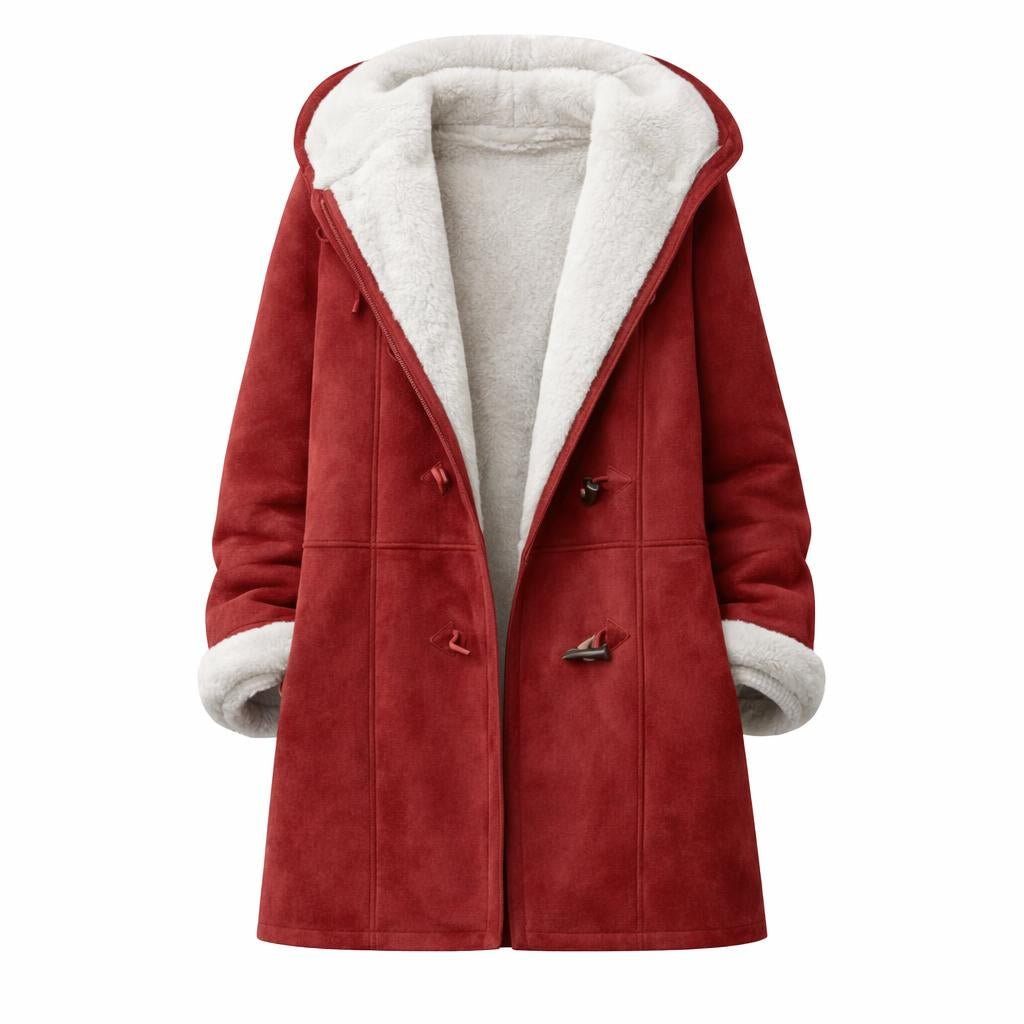 Women's Puffer Jacket for Winter – Oversized Hooded Snow Coat with Fleece Lining - We are MFEO