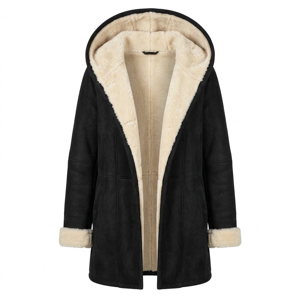 Women's Puffer Jacket for Winter – Oversized Hooded Snow Coat with Fleece Lining - We are MFEO