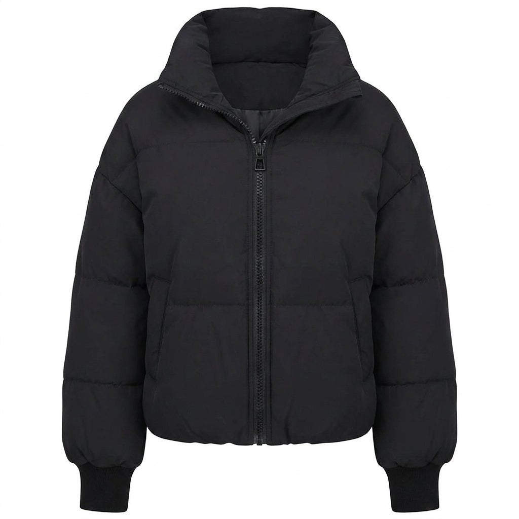 Women's Puffer Jacket – Quilted Design for Winter Layering - We are MFEO