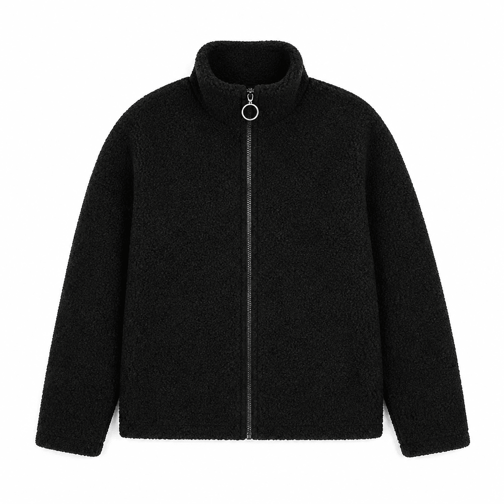 Women's Puffer Jacket – Warm Winter Coat with Stand Collar and Zip Front - We are MFEO