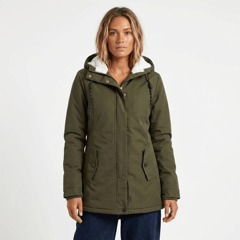 Women's Rain Jacket with Adjustable Waist – Waterproof Hooded Design - We are MFEO