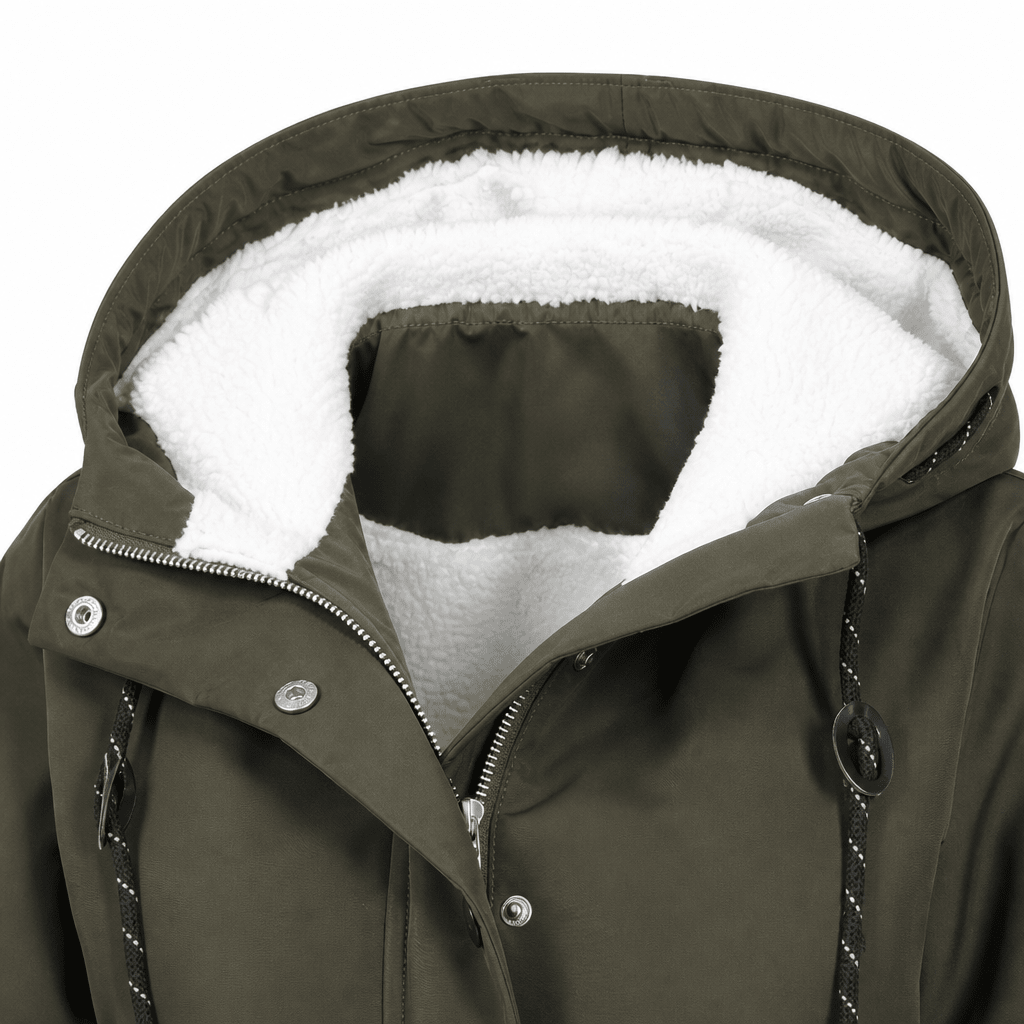Women's Rain Jacket with Adjustable Waist – Waterproof Hooded Design - We are MFEO