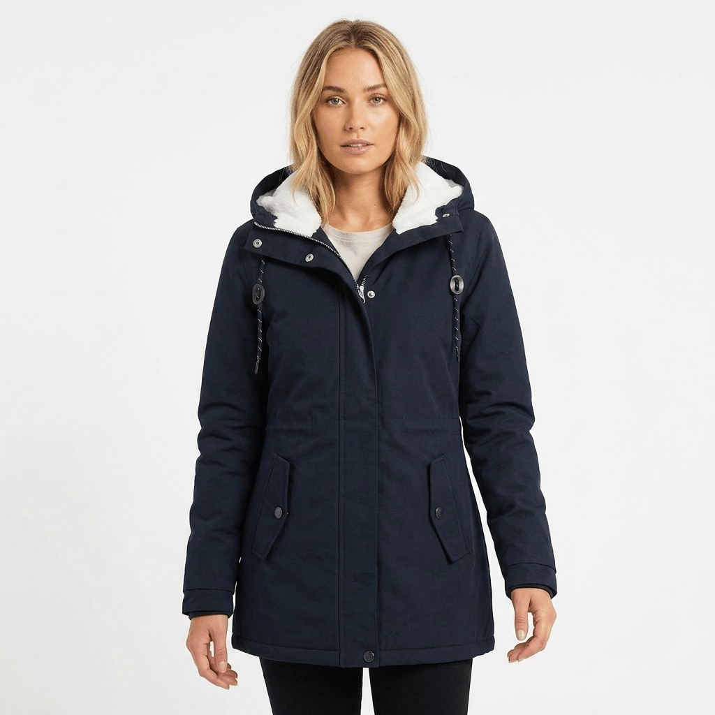 Women's Rain Jacket with Adjustable Waist – Waterproof Hooded Design - We are MFEO