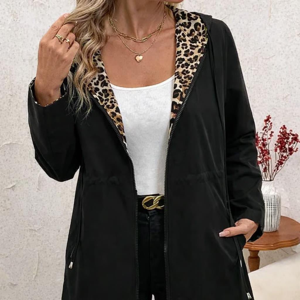 Women's Reversible Coat – Leopard Print and Neutral - We are MFEO