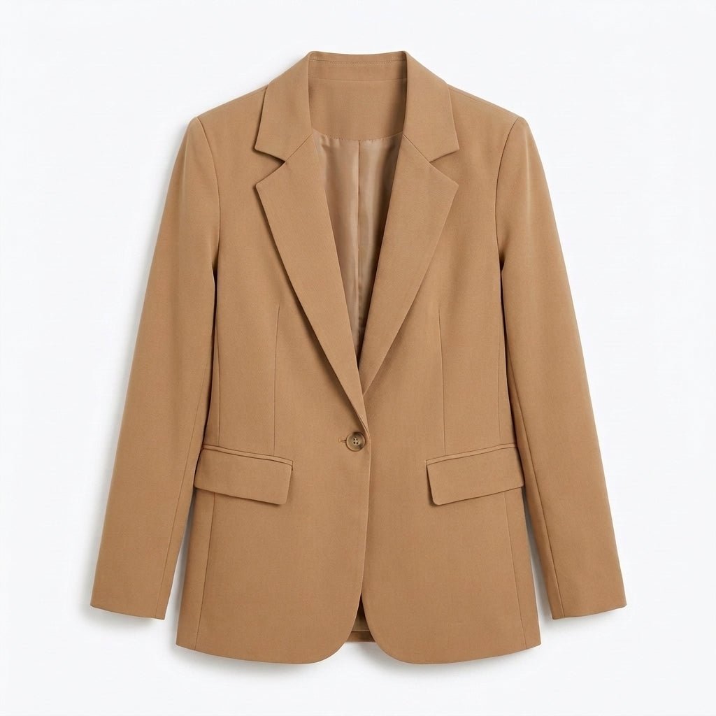 Women's Tailored Blazer – Notched Lapel, Single-Breasted - We are MFEO