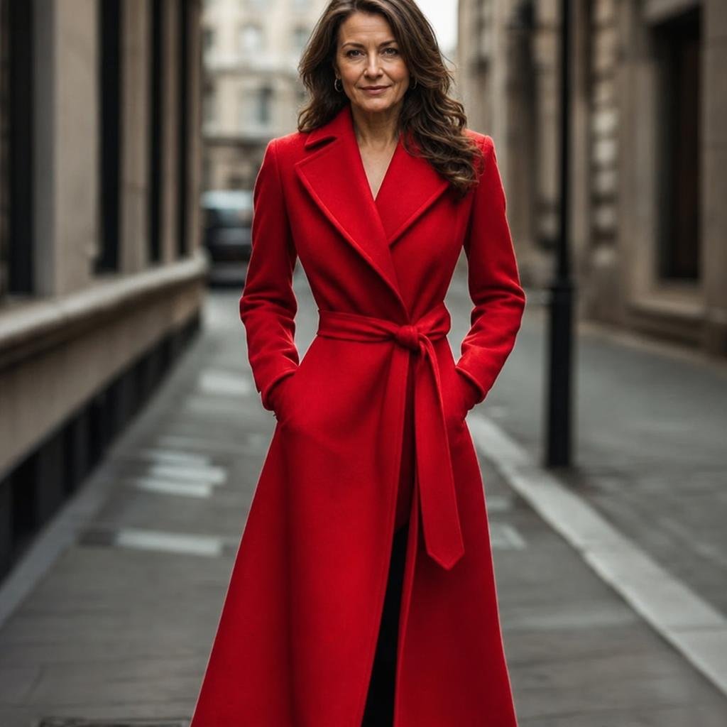 Women's Trench Coat – Tailored Maxi Length with Belt - We are MFEO