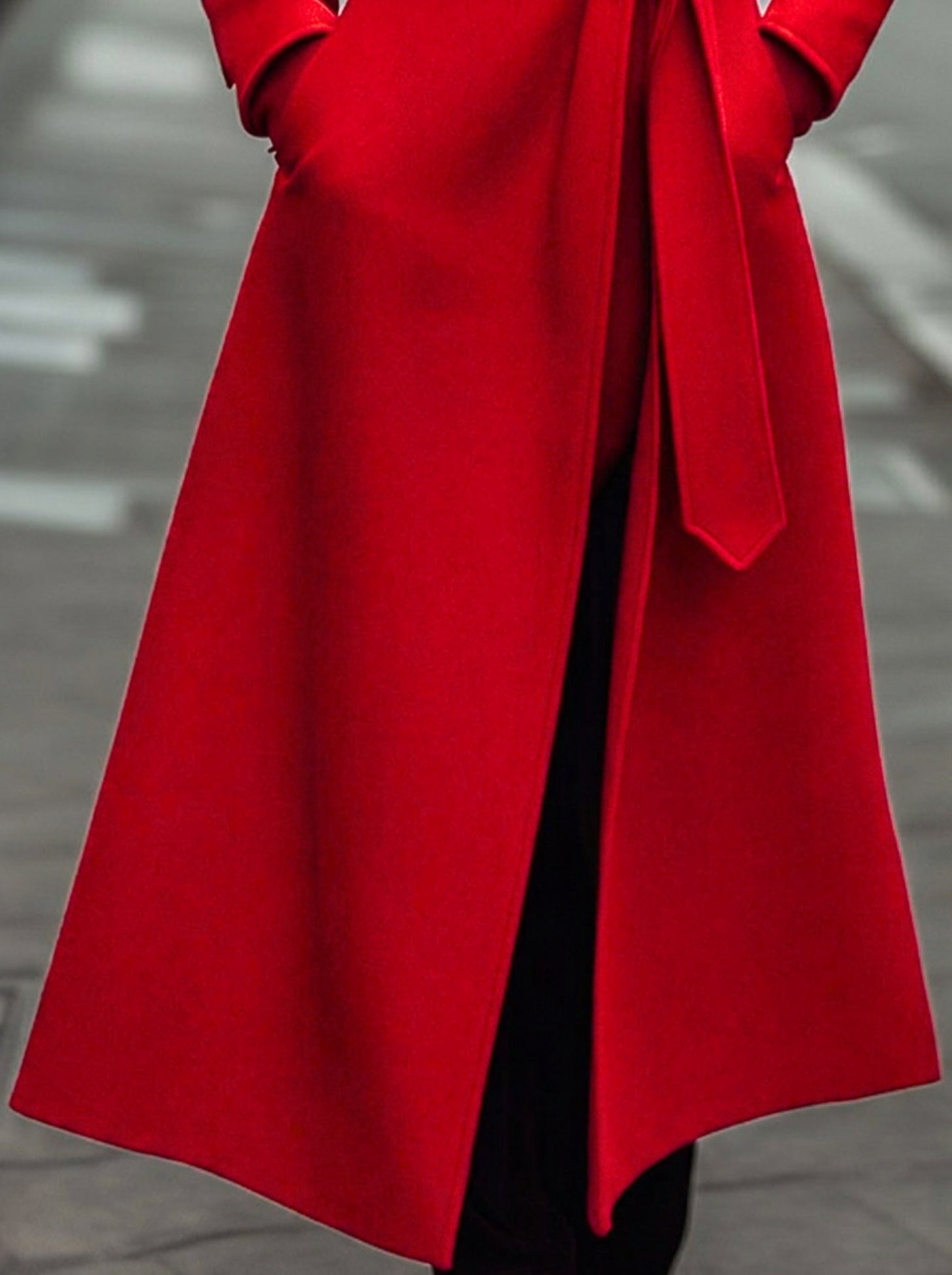 Women's Trench Coat – Tailored Maxi Length with Belt - We are MFEO