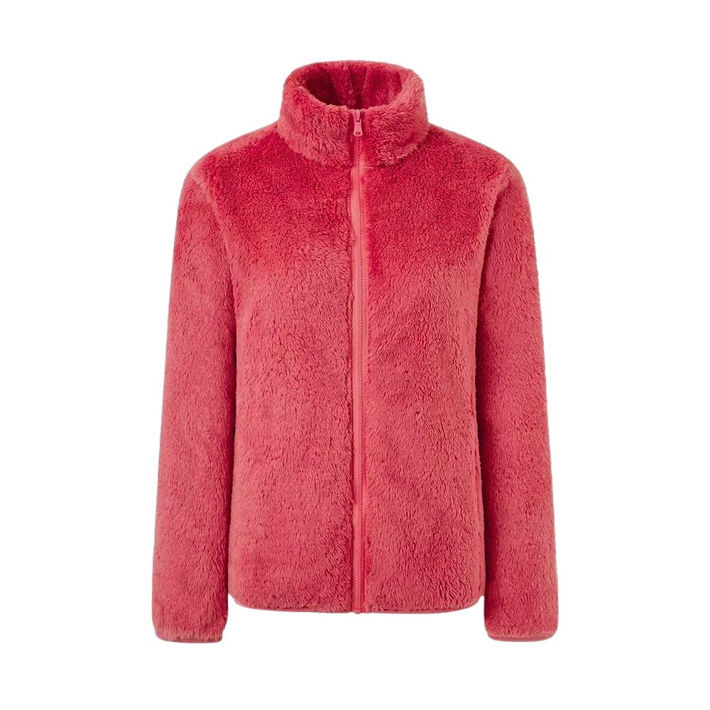 Women's Winter Jacket – Plush Texture with Stand Collar - We are MFEO