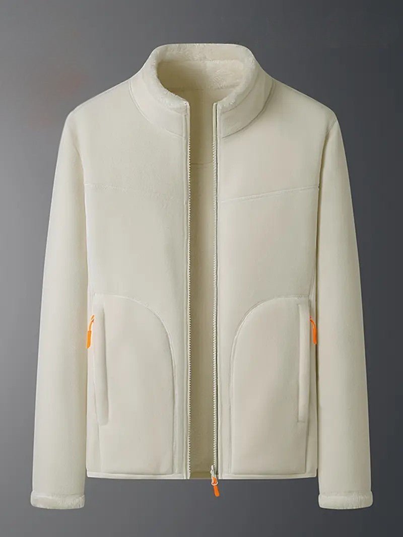 Women's Winter Jacket with Zip-Up Stand Collar – Reversible and Lightweight - We are MFEO