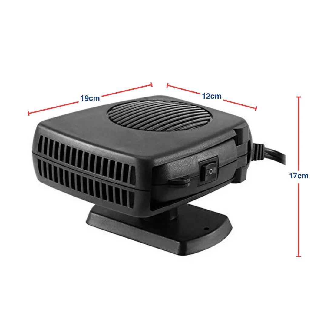 12V Ceramic Car Heater for Rapid Cabin Warming – Adjustable 150-300W with Thermostat - We are MFEO