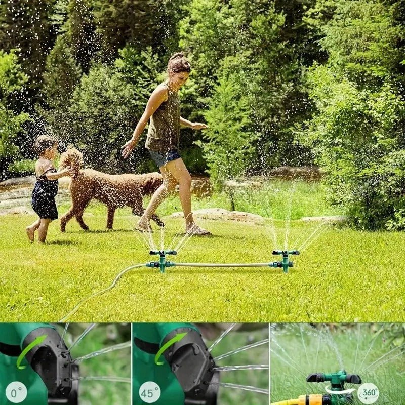 360° Garden Sprinkler for Efficient Irrigation – Adjustable Spray for Lawns and Flower Beds - We are MFEO