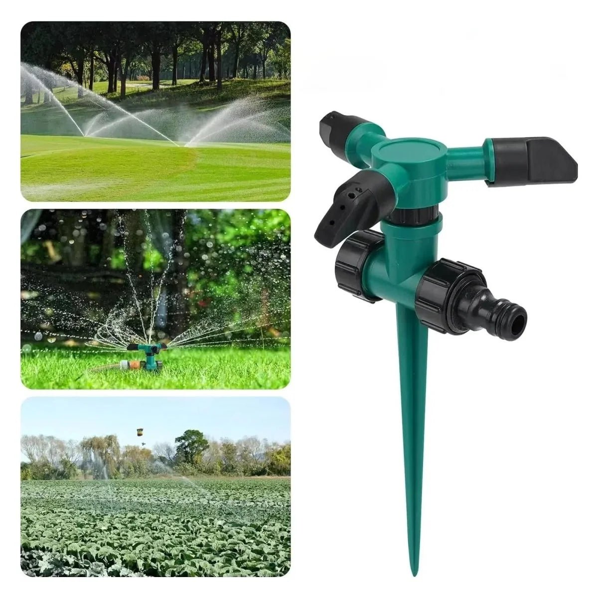360° Garden Sprinkler for Efficient Irrigation – Adjustable Spray for Lawns and Flower Beds - We are MFEO