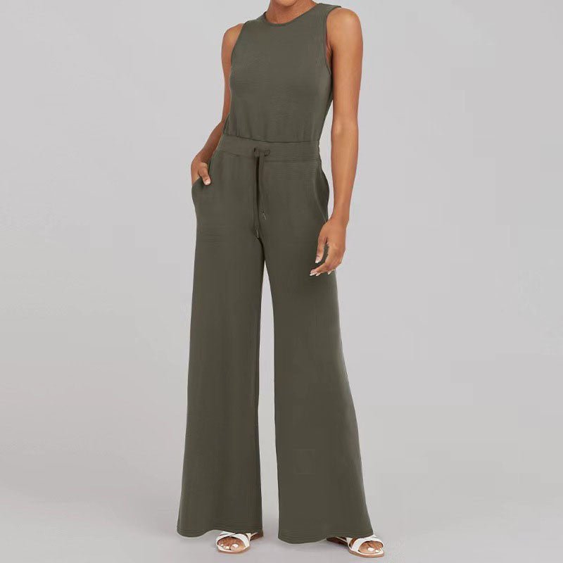 Black Jumpsuit Women – Tailored Fit with Soft Draping for Elegant Wear 1