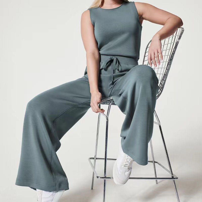 Black Jumpsuit Women – Tailored Fit with Soft Draping for Elegant Wear 2