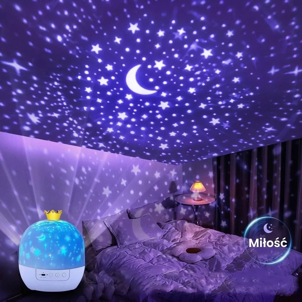 Children's Night Lamp Projector with Remote – 6 Themed Slides for Calming Bedtime Atmosphere 7