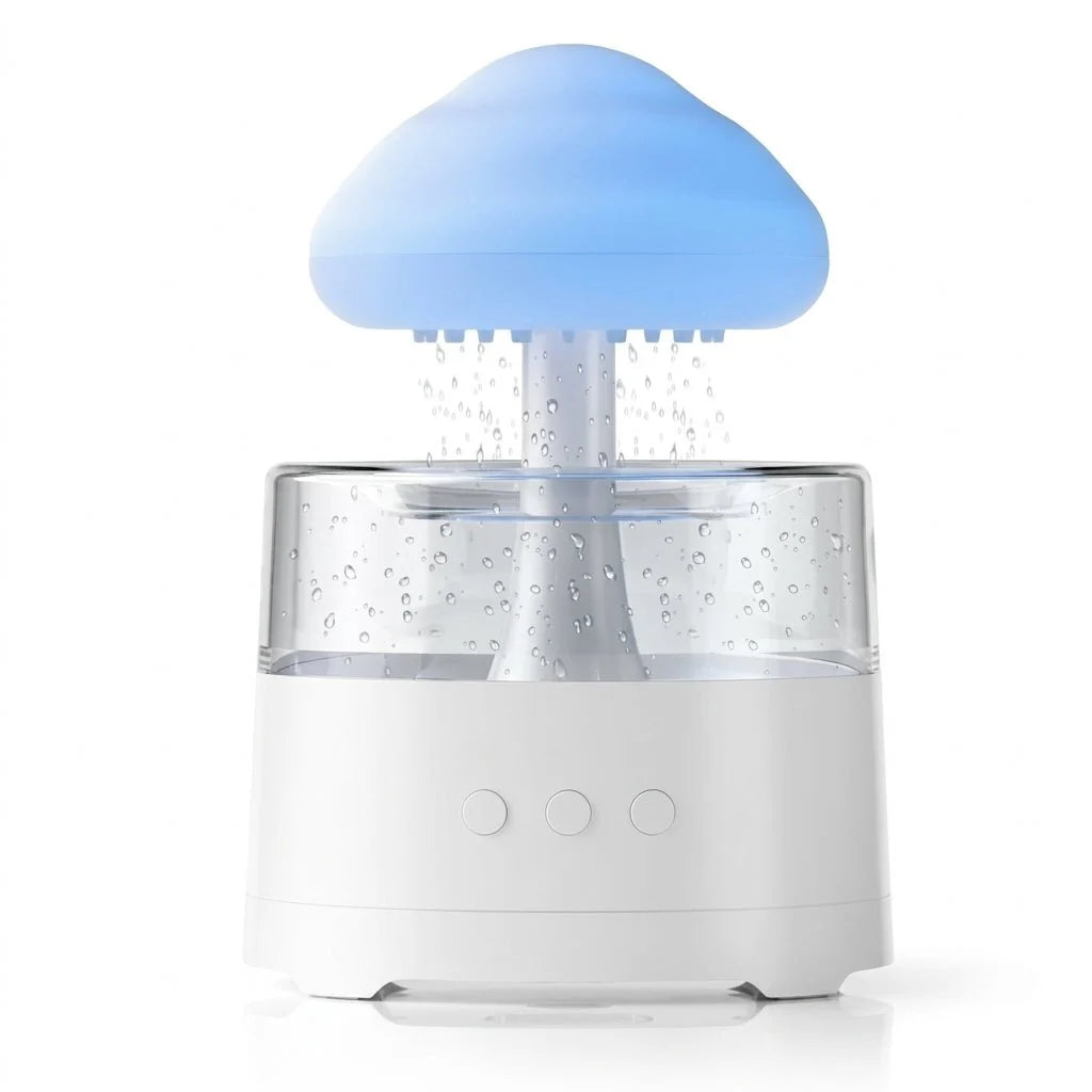 Desk Lamp with Humidifier and Aromatherapy Diffuser – Quiet Operation, Rain Cloud Design 2