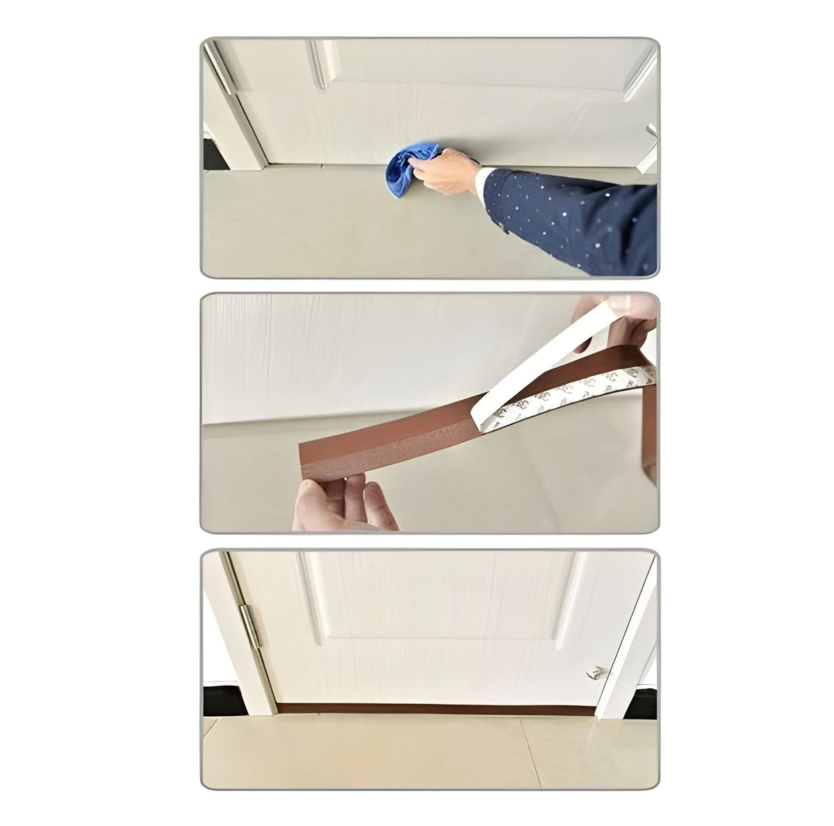 Door Seal Strip 5m – Self-Adhesive Weather Stripping for Drafts and Moisture Control 8
