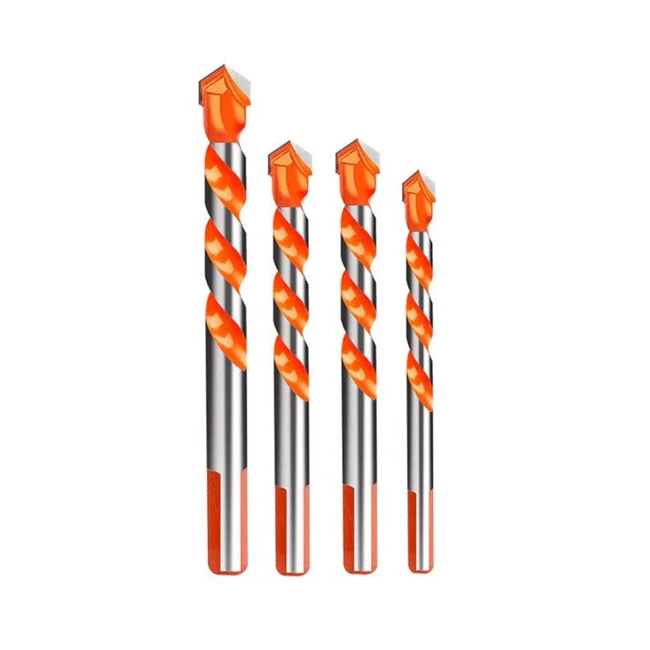 Drill Bit Set for Metal and Concrete – Carbide, W-Type Slot Design, 6-12mm 0