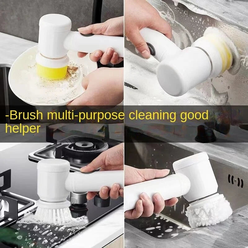 Electric Cleaning Brush for Kitchen and Bathroom – Cordless, Powerful Scrubbing Tool 6