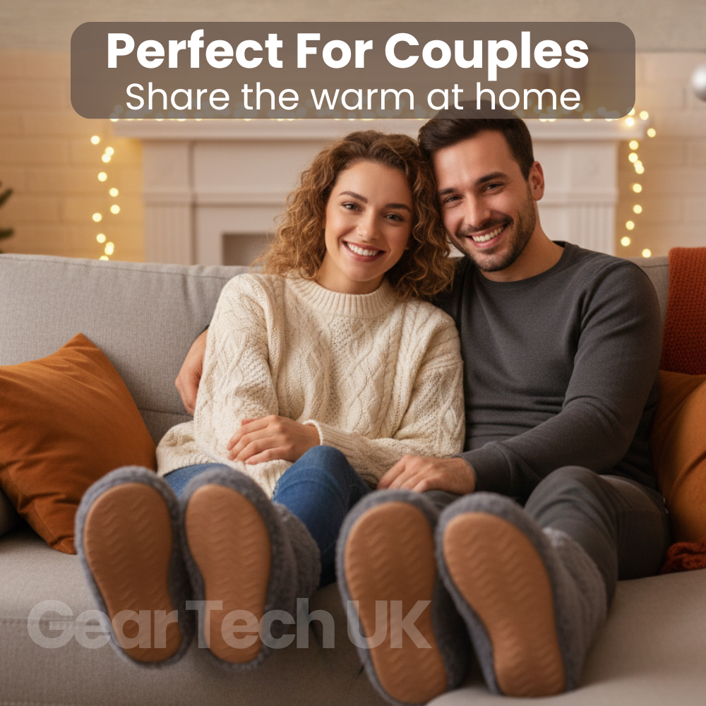 Electric Heated Slippers – USB Rechargeable, Adjustable Heat for Indoor Comfort 6