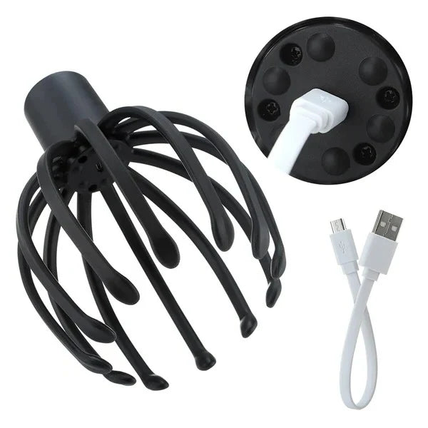 Electric Scalp Massager for Head Relaxation – 360-Degree Massage, Portable Design 1