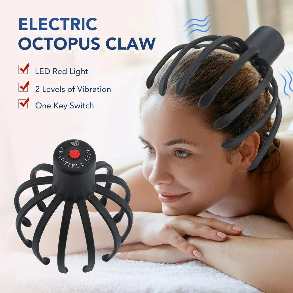 Electric Scalp Massager for Head Relaxation – 360-Degree Massage, Portable Design 7
