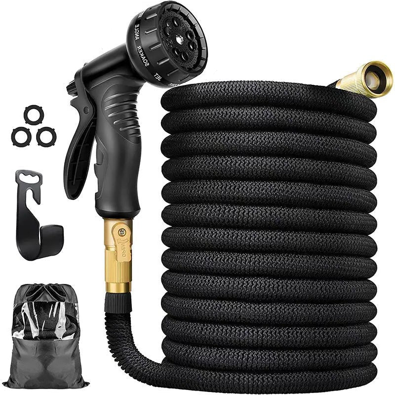 Expandable Garden Hose 30m – Lightweight, 8 Spray Modes, Leak-Proof Brass Fittings 0