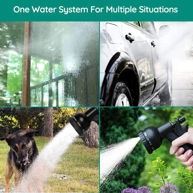 Expandable Garden Hose 30m – Lightweight, 8 Spray Modes, Leak-Proof Brass Fittings 4