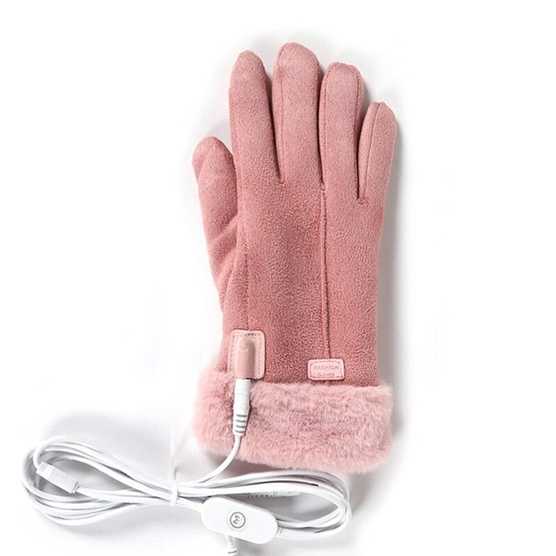 Heated Gloves for Winter – Touchscreen Compatible with 5000mAh Battery, Windproof and Water-Resistant 0