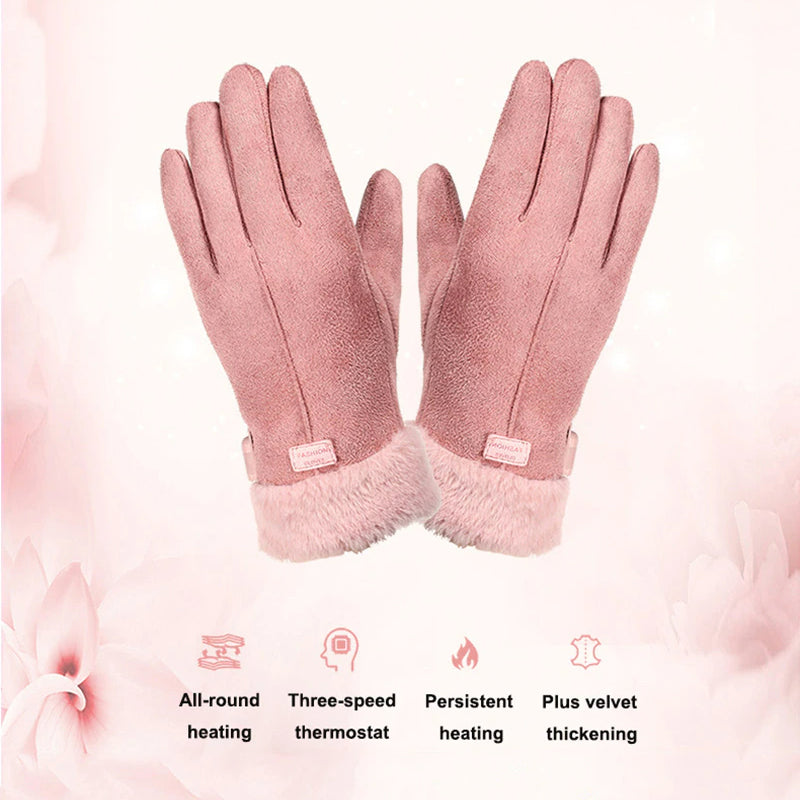 Heated Gloves for Winter – Touchscreen Compatible with 5000mAh Battery, Windproof and Water-Resistant 7