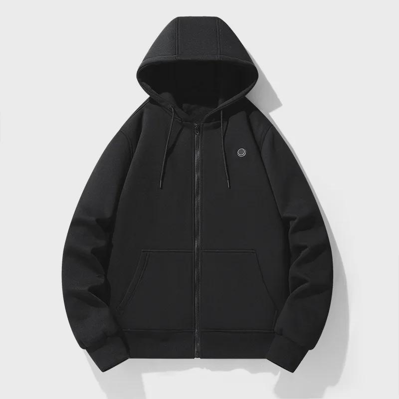 Heated Hoodie for Women – Zip-Up Sweatshirt with Kangaroo Pocket for Winter Warmth 6