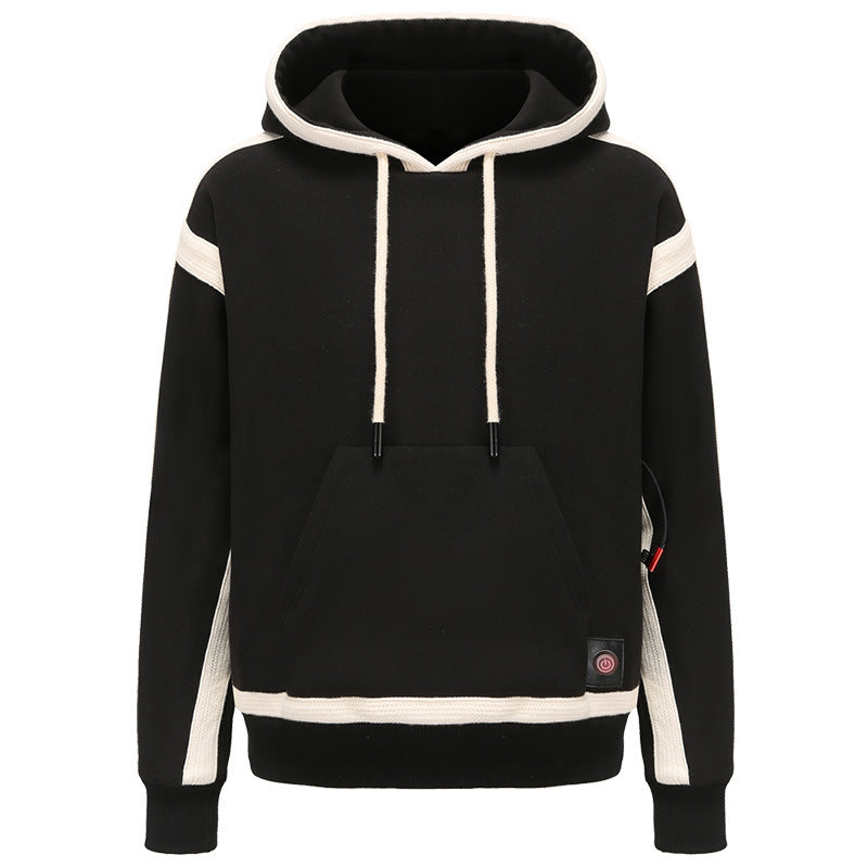 Heated Jacket Women – USB Powered Pullover with Hood for Cold Weather 1