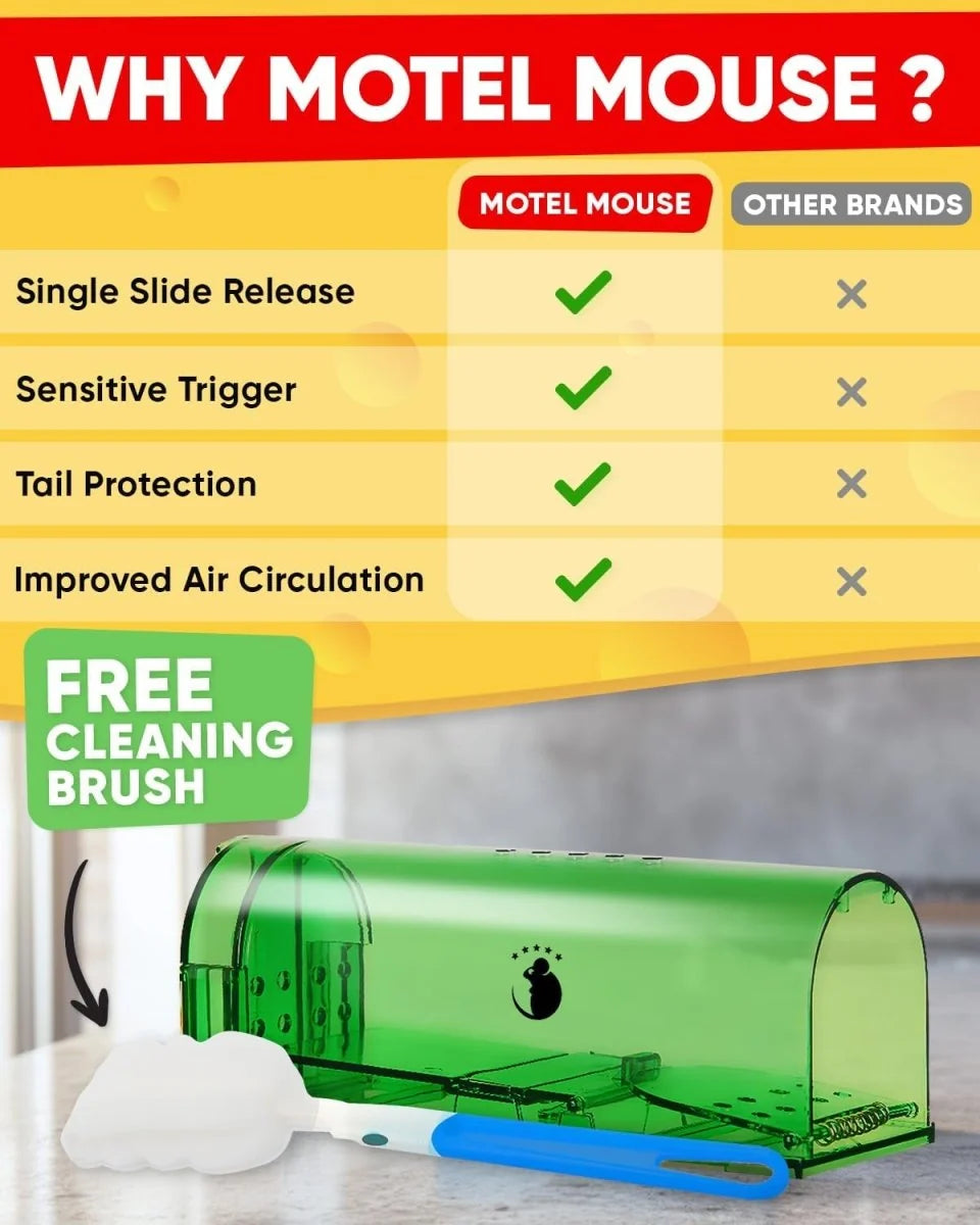 Humane Mouse Trap 4-Pack – Safe for Children and Pets, Touchless Design 3