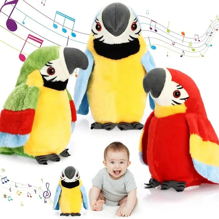 Interactive Talking Parrot Plush Toy – Counting and Music for Early Learning 3