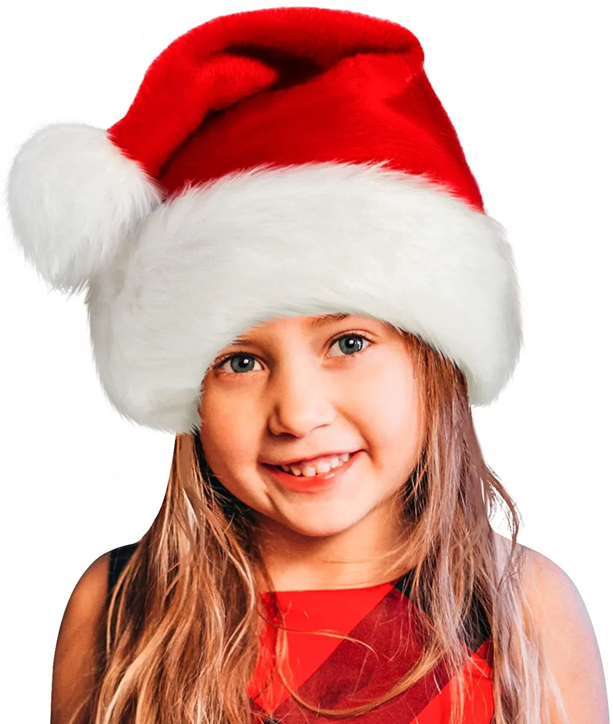 LED Santa Claus Hat with Changing Lights – Plush Christmas Accessory for Adults and Kids 0
