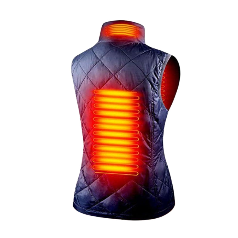 Ladies Heated Vest with Multi-Zone Heating – Slim Fit for Winter Layering 4