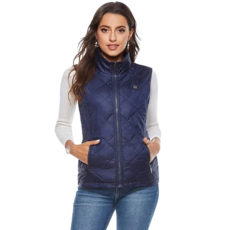 Ladies Heated Vest with Multi-Zone Heating – Slim Fit for Winter Layering 5
