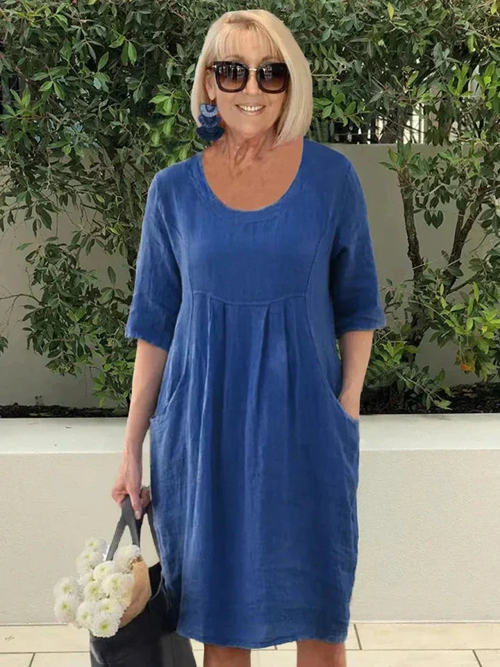Loose Women's Dress with Pockets – Plus Size Summer Dresses for Everyday Comfort 2