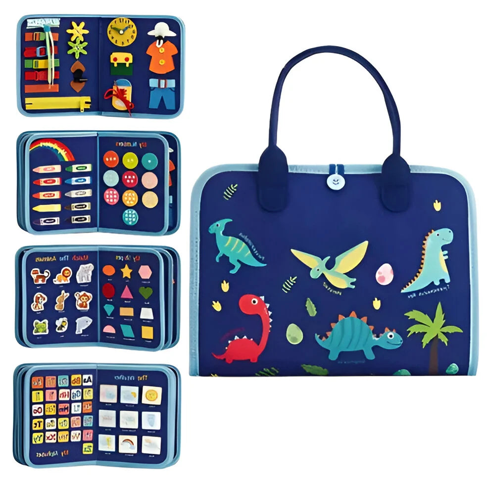 Montessori Sensory Board for Toddlers – Portable Learning Activity Toy for Ages 2+ 1