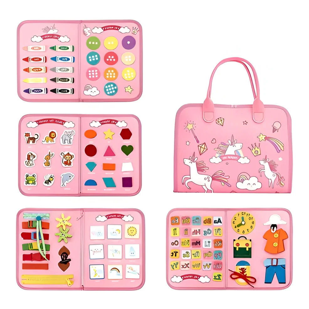 Montessori Sensory Board for Toddlers – Portable Learning Activity Toy for Ages 2+ 2